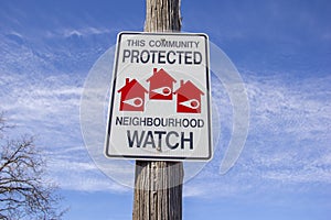 Neighbourhood watch sign