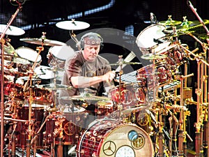 Neil Peart of Rock Group Rush