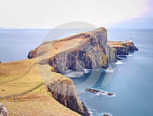 Neist Point Lighthouse, famous photographers location