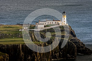 Neist Point Lightouse Skye Island Scotland Highlands UK