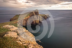 Neist Point Lightouse Skye Island Scotland Highlands UK