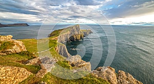 Neist Point Lightouse Skye Island Scotland Highlands UK