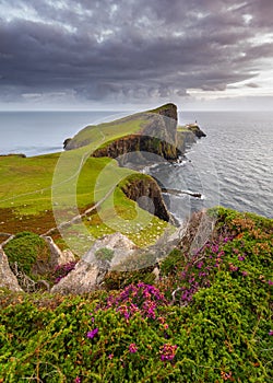 Neist Point on the stunning Isle of Skye, Scotland, UK.