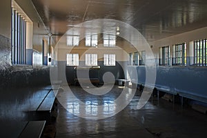 Nelson Mandel`s Prison Wing, Robben Island, Cape Town, South Africa