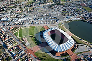 Nelson Mandela Bay Stadium Aerial South Africa