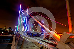 Nelson Mandela Bridge at Night