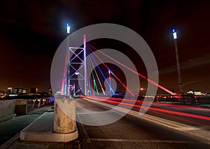 Nelson Mandela Bridge at Night photo