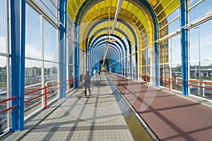 Nelson Mandela bridge trainstation Zoetermeer