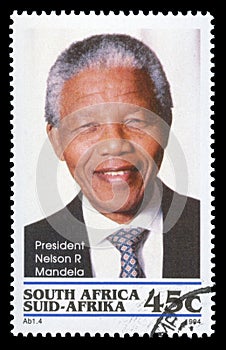 Nelson Mandela South Africa postage stamp