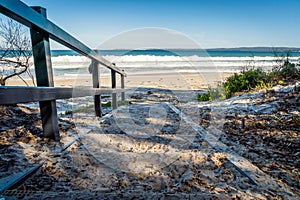 Nelsons beach in Jervis Bay in News South wales, Australia photo