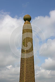 Nelsons Monument on Birchen Edge Derbyshire