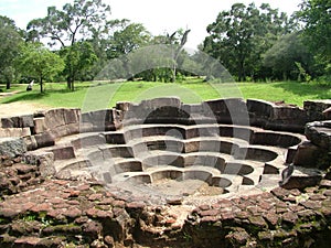 Nelum Pokuna (Lotus Pond) at Polonnaruwa Kingdom