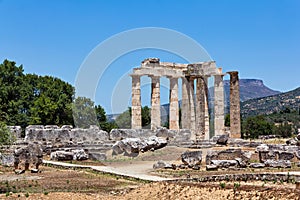 Nemea ancient temple