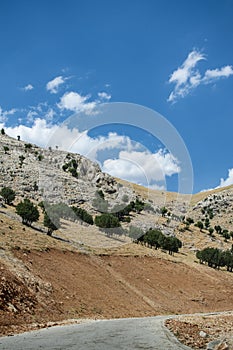 Nemrut Dagi, Mount Nemrut, Kahta, Turkey, Middle East, road, landscape, sanctuary, tomb, King Antiochus I of Commagene