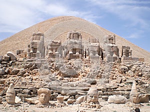 Nemrut Mountain in AdÃÂ±yaman City of Turkey photo