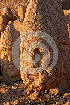 Nemrut - Turkey - Heads of statues on Mount Nemrut