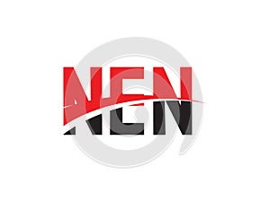 NEN Letter Initial Logo Design Vector Illustration photo