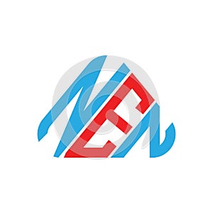 NEN letter logo creative design with vector graphic, NEN photo