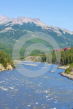 Nenana River, Pacific north west, Denali National Park, Mountain landscape