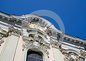 Neo-baroque decoration and ornaments photo