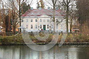 Neo-Baroque Manor listed as monument in Bandelin, Mecklenburg-Vorpommern, Germany