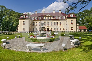 Neo-baroque Palace in Izbicko photo