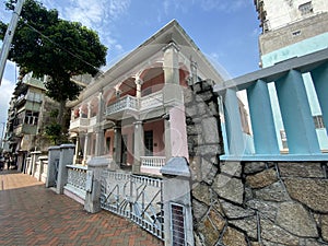 Neo-classical European Villa ConservatÃ³rio de Macau Colonial Architecture Heritage Macao Conservatory Academy Luxury Mansion