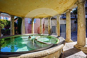 The neo-classical washhouse in Grignan, France photo