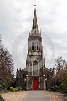 Neo-gothic St . Michael church