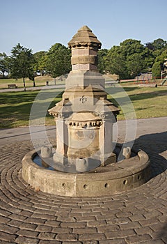 Neo gothic water fountain