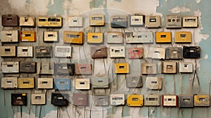 Neo-pop Sensibility: Close-up Photograph Of 8-track Tapes By Sam Toft