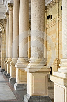 Neo-Renaissance colonnade photo