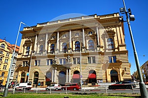 The neo-Renaissance National House of vinohrady, built in 1894, Prague 2-Vinohrady