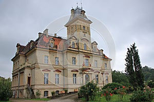 Neo-Renaissance palace from 1875 in Makowice near Åšwidnica Poland, Lower Silesia Province