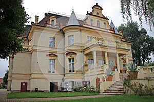 Neo-Renaissance palace from 1875 in Makowice near Åšwidnica Poland, Lower Silesia Province