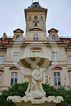 Neo-Renaissance palace from 1875 in Makowice near Åšwidnica Poland, Lower Silesia Province