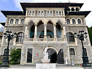Cantacuzino Castle in Busteni, Romania. photo