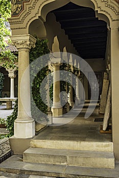The Church of the Stavropoleos Monastery in Bucharest