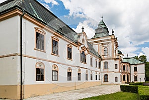 Neobaroque manor house in Klatova Nova Ves photo