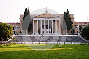 Neoclassic Building With Colonnade