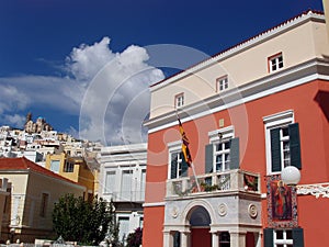 Neoclassical building - Syros photo