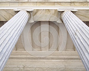 Neoclassical columns capitals