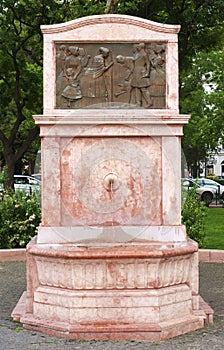 Neoclassical fountain photo