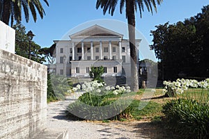 Neoclassical palace of Villa Torlonia in Rome, Italy