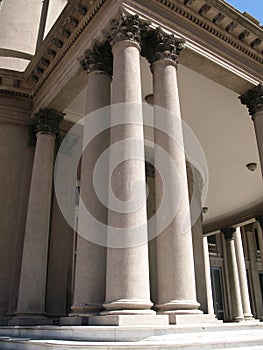 Neoclassicism architecture columns photo