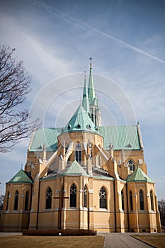 Neogothic Cathedral in Lodz