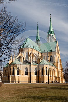 Neogothic Cathedral in Lodz