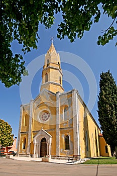 Neogothic church of John the Evangelist in Valtura photo