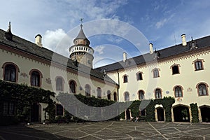 Neogothic Sychrov castle, Czechia