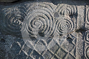 Neolithic age stone art carvings